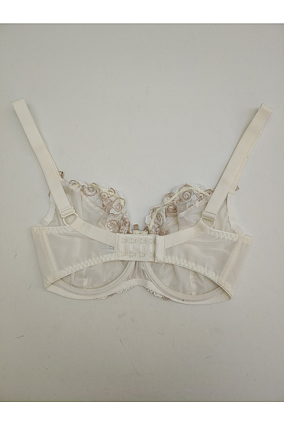 Kamea lingerie Béžová krajková kosticová podprsenka s průsvitnými košíčky Vel. EU 75H | kamea lingerie | obrázek 5