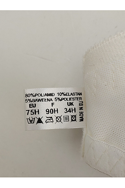 Kamea lingerie Béžová krajková kosticová podprsenka s průsvitnými košíčky Vel. EU 75H | kamea lingerie | obrázek 9