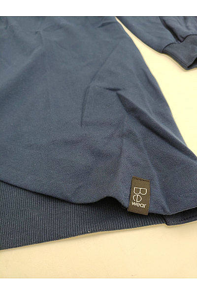 Be wear Dámská modrá prodloužená mikina na zip s kapucí Vel. S/M | Be wear | obrázek 3