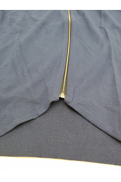 Be wear Dámská modrá prodloužená mikina na zip s kapucí Vel. S/M | Be wear | obrázek 4