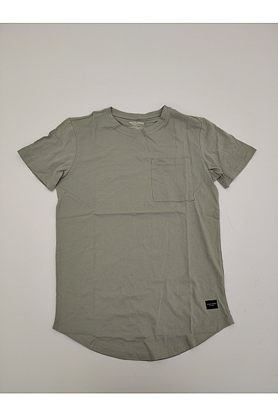 JACK & JONES Pánské khaki bavlněné tričko s krátkým rukávem a kapsou Vel. S | JACK & JONES | obrázek 2