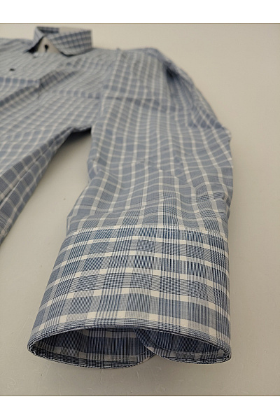 OLYMP Pánská bavlněná košile s dlouhým rukávem kostkovaná slim fit business | OLYMP | obrázek 4
