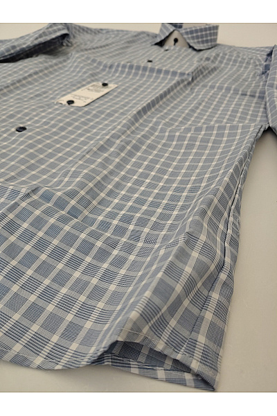 OLYMP Pánská bavlněná košile s dlouhým rukávem kostkovaná slim fit business | OLYMP | obrázek 5