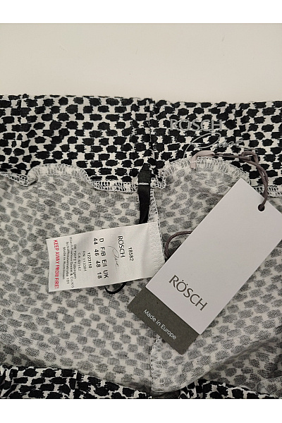RÖSCH Černobílé dámské pyžamové šortky s puntíky Velikost DE 44 | RÖSCH | obrázek 4