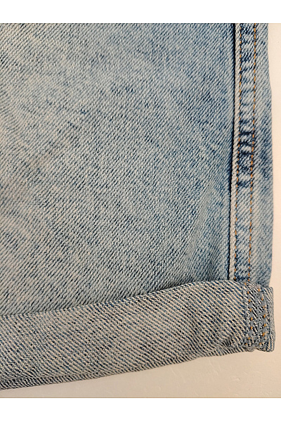 Cars Jeans Dámské modré bavlněné džínové kraťasy s vysokým pasem Velikost 30 | Cars Jeans | obrázek 3