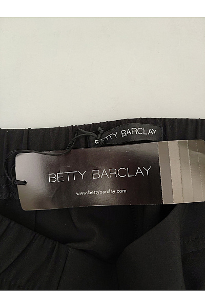 BETTY BARCLAY Černé dámské elegantní cigaretové kalhoty s pružným pasem a kapsami Vel. DE 38 | BETTY BARCLAY | obrázek 5