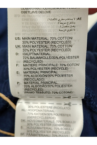 ADIDAS Modré bavlněné tepláky jogger Vel. US L | ADIDAS | obrázek 8