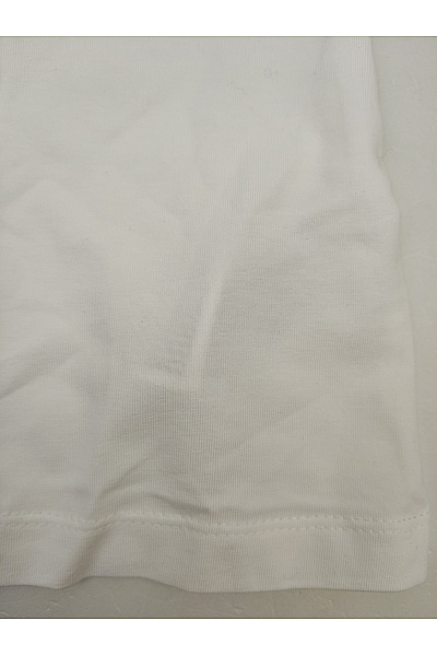 Calvin Klein Bílé bavlněné dámské tričko s krátkým rukávem a výstřihem do V Vel. S | Calvin Klein | obrázek 3