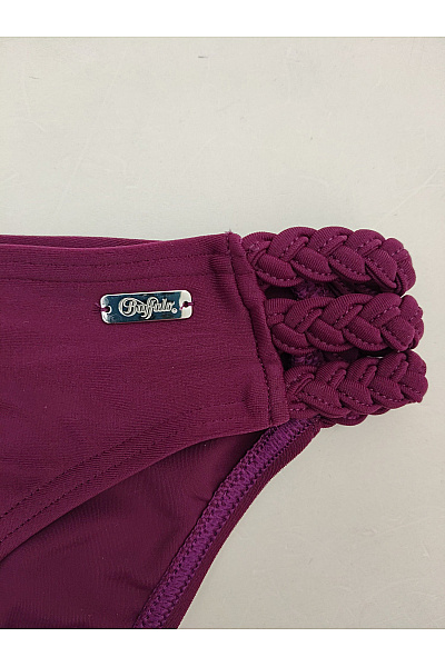 BUFFALO Fialové dvoudílné bikiny s kosticemi a pleteným detailem | BUFFALO | obrázek 10