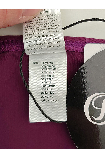 BUFFALO Fialové dvoudílné bikiny s kosticemi a pleteným detailem | BUFFALO | obrázek 14