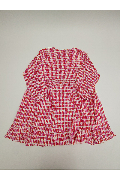 Zwillingsherz Barevné vzorované šaty s dlouhým rukávem boho Velikost L/XL | Zwillingsherz | obrázek 7