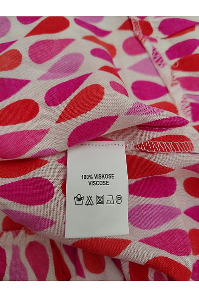 Zwillingsherz Barevné vzorované šaty s dlouhým rukávem boho Velikost L/XL | Zwillingsherz | obrázek 9