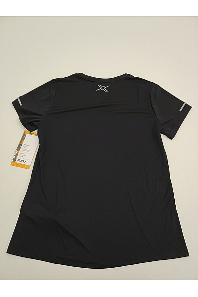 2XU Černé sportovní funkční tričko s krátkým rukávem a kulatým výstřihem Vel. M | 2XU | obrázek 4
