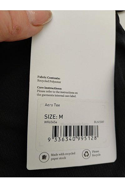 2XU Černé sportovní funkční tričko s krátkým rukávem a kulatým výstřihem Vel. M | 2XU | obrázek 7