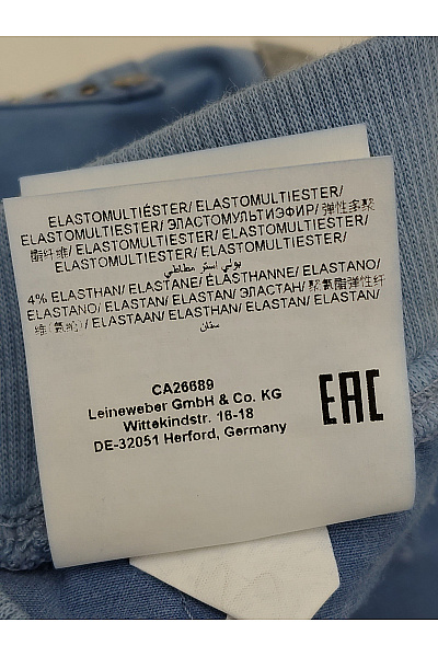 Ralph Lauren Dámské bavlněné modré kalhoty s pružným pasem Velikost DE 46 | Ralph Lauren | obrázek 8