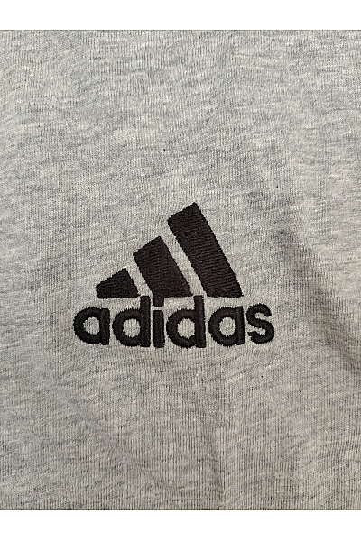 ADIDAS Pánské šedé bavlněné tričko s krátkým rukávem basic Vel. US M | ADIDAS | obrázek 4