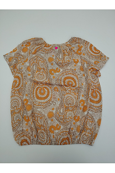 LIEBLINGSSTÜCK Dámská bavlněná halenka s krátkým rukávem boho vzorovaná Vel. DE 38 | LIEBLINGSSTÜCK | obrázek 6