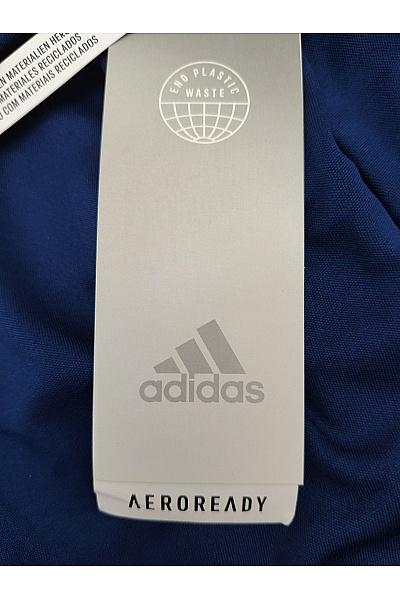 ADIDAS Modré sportovní tričko s krátkým rukávem a kulatým výstřihem Velikost S | ADIDAS | obrázek 8