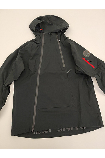 ICEPEAK Černá pánská outdoorová bunda anorak s kapucí přes hlavu Velikost EU 48 | ICEPEAK | obrázek 4