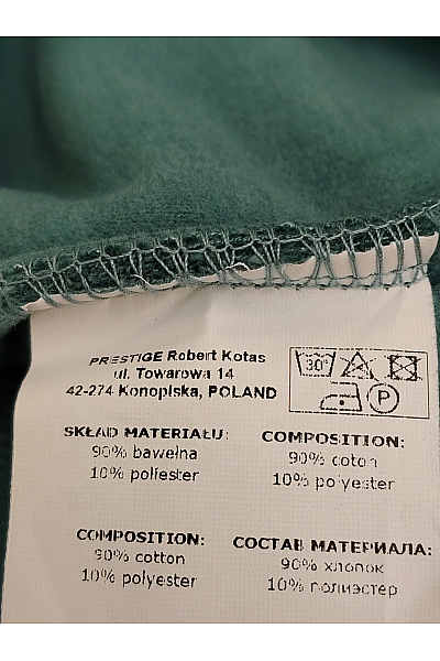 Be wear Dámský bavlněný rolák se stojáčkem a kapsami zelený Vel. L | Be wear | obrázek 8