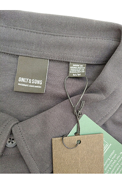 ONLY & SONS Pánské bavlněné polo tričko s dlouhým rukávem pruhované | ONLY & SONS | obrázek 7