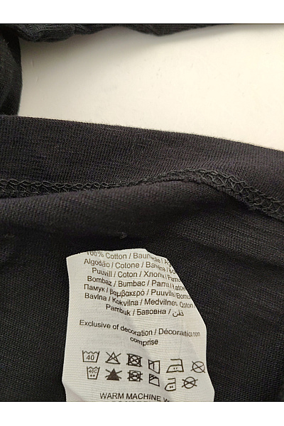 JACK & JONES Černé bavlněné tričko s krátkým rukávem a prodlouženým zadním dílem | JACK & JONES | obrázek 6