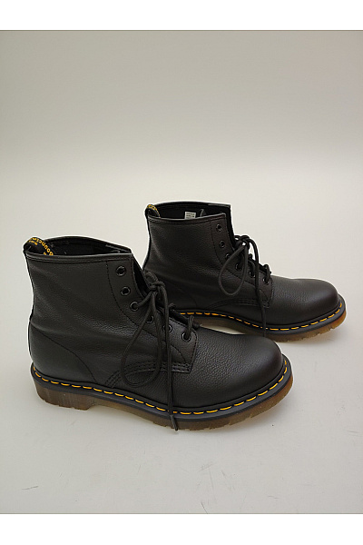 Dr.Martens Černé kožené kotníkové šněrovací boty s kulatou špičkou Velikost EU 43 | Dr.Martens | obrázek 2