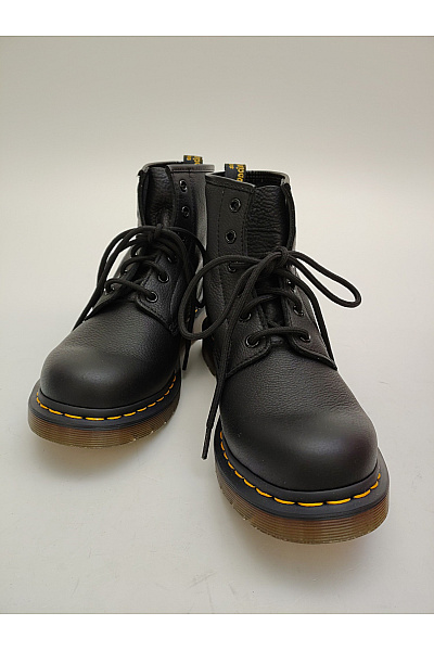 Dr.Martens Černé kožené kotníkové šněrovací boty s kulatou špičkou Velikost EU 43 | Dr.Martens | obrázek 3
