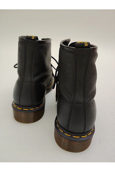 Dr.Martens Černé kožené kotníkové šněrovací boty s kulatou špičkou Velikost EU 43 | Dr.Martens | obrázek 4