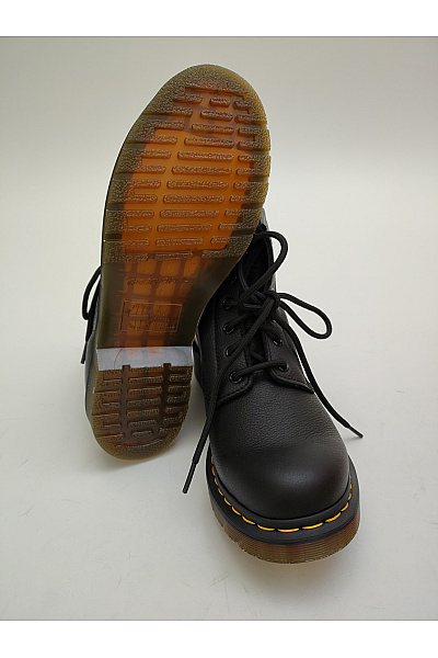 Dr.Martens Černé kožené kotníkové šněrovací boty s kulatou špičkou Velikost EU 43 | Dr.Martens | obrázek 5