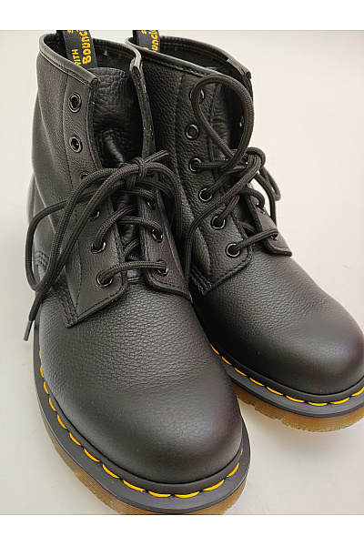 Dr.Martens Černé kožené kotníkové šněrovací boty s kulatou špičkou Velikost EU 43 | Dr.Martens | obrázek 6