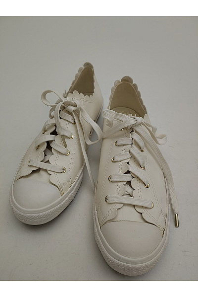 CONVERSE Dámské tenisky Chuck Taylor All Star Ox Scallop Béžové Velikost EU 40.5 | CONVERSE | obrázek 3