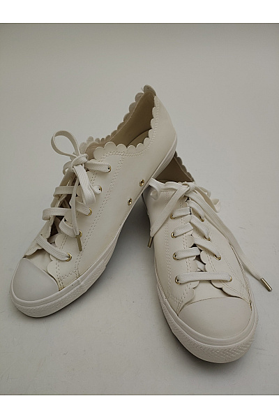 CONVERSE Dámské tenisky Chuck Taylor All Star Ox Scallop Béžové Velikost EU 40.5 | CONVERSE | obrázek 10