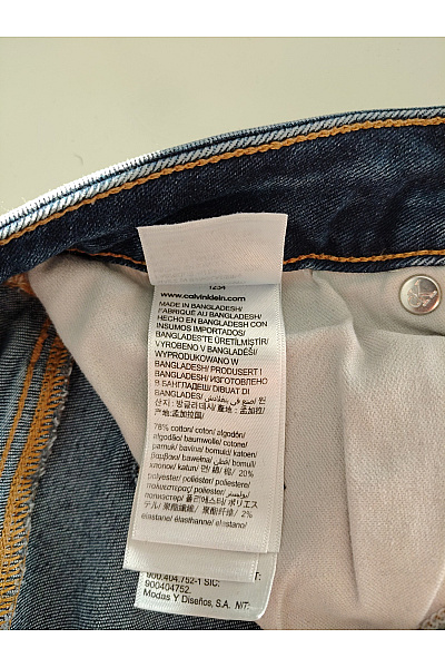 Calvin Klein Dámské bavlněné džíny s vysokým pasem Velikost M | Calvin Klein | obrázek 7