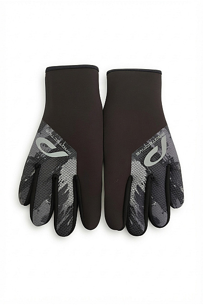 Protective Černobílé Outdoorové Rukavice