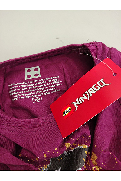 Lego Chlapecké fialové tričko s potiskem regular fit Velikost 104 | Lego | obrázek 5