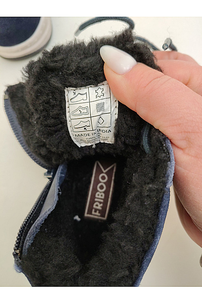 Dětské kotníkové zimní boty s kožíškem šněrovací na zip Vel. EU 24 | Unimoda | obrázek 8