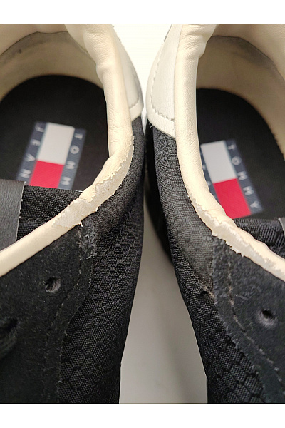 TOMMY HILFIGER Pánské tenisky černé šněrovací volnočasové vycházkové Vel. EU 45 | TOMMY HILFIGER | obrázek 6