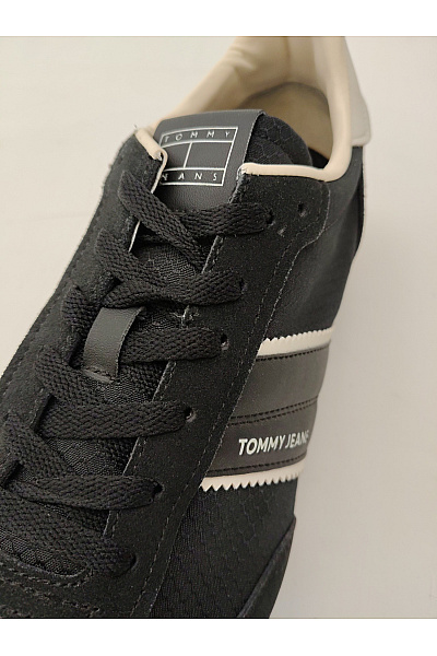 TOMMY HILFIGER Pánské tenisky černé šněrovací volnočasové vycházkové Vel. EU 45 | TOMMY HILFIGER | obrázek 8