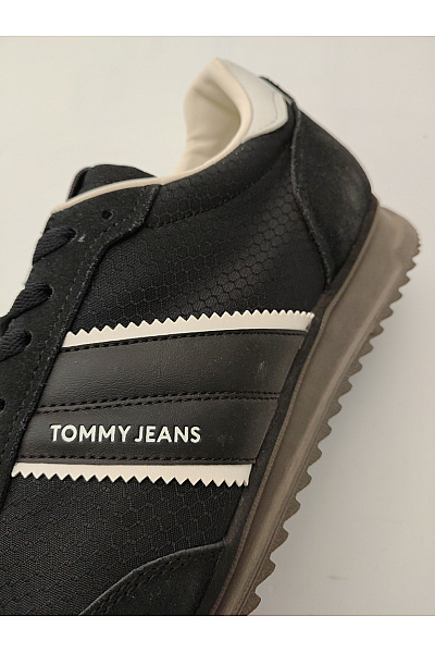 TOMMY HILFIGER Pánské tenisky černé šněrovací volnočasové vycházkové Vel. EU 45 | TOMMY HILFIGER | obrázek 9