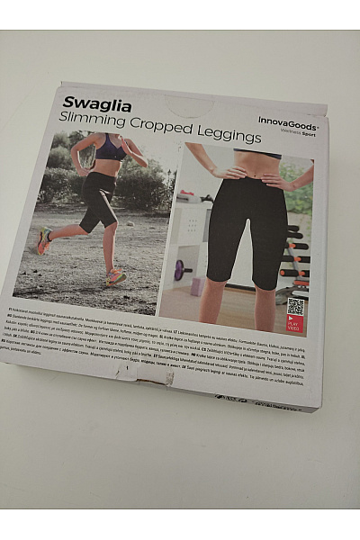 Dámské černé neoprénové zeštíhlující legíny | Unimoda | obrázek 4