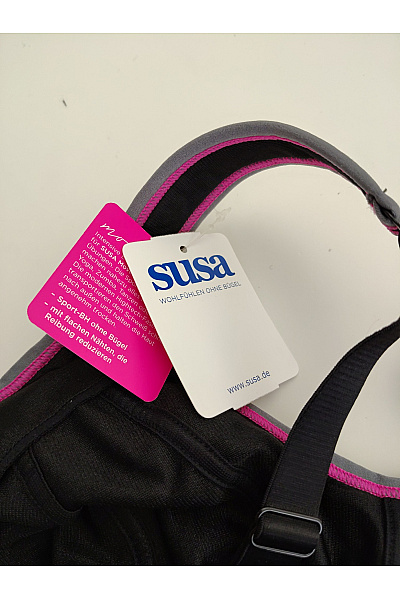 Susa Černá sportovní funkční podprsenka na cvičení Vel. EU 85A | susa | obrázek 5