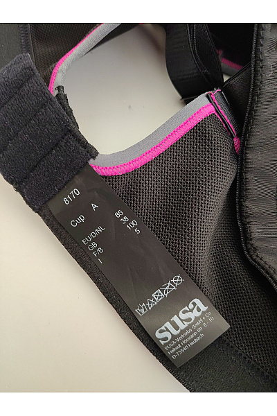 Susa Černá sportovní funkční podprsenka na cvičení Vel. EU 85A | susa | obrázek 6