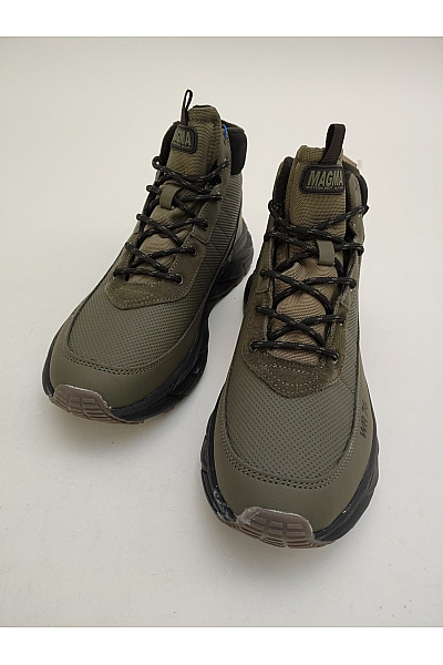 Pánské khaki kotníkové outdoorové boty zimní šněrovací Velikost EU 44 | Unimoda | obrázek 3