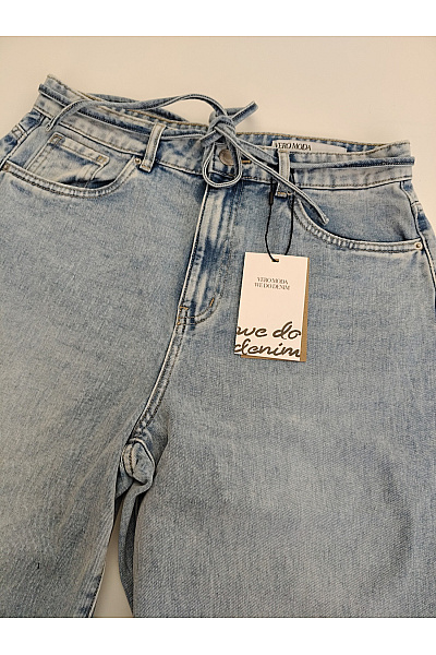 VERO MODA Dámské bavlněné džíny wide leg seprané Vel. 28 / 32 | VERO MODA | obrázek 4
