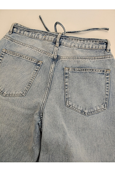 VERO MODA Dámské bavlněné džíny wide leg seprané Vel. 28 / 32 | VERO MODA | obrázek 5