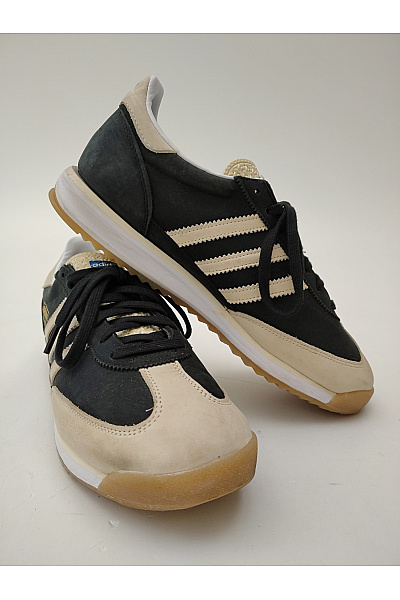 ADIDAS Pánské tenisky černé béžové šněrovací vintage styl Černobílé Velikost FR 45,5 | ADIDAS | obrázek 5