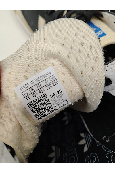 ADIDAS Pánské tenisky černé béžové šněrovací vintage styl Černobílé Velikost FR 45,5 | ADIDAS | obrázek 11