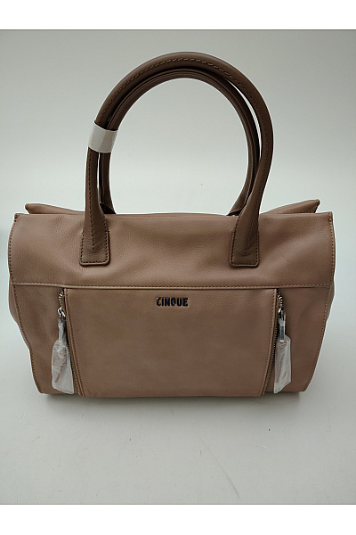 CINQUE Kožená béžová kabelka smart casual | CINQUE | obrázek 2