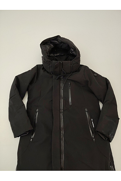 Khujo Dámská černá zimní dlouhá parka se zipem Velikost MEDIUM | Khujo | obrázek 6